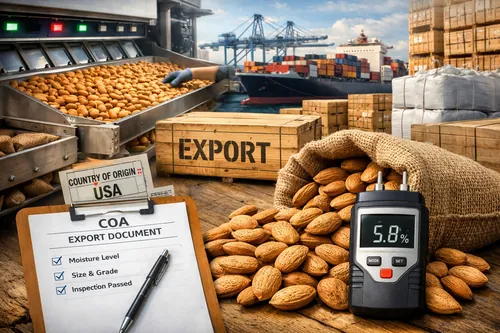 In-Shell Almonds (Natural): Sorting, Moisture, and Export Considerations - Almond Industrial Applications — Atlas Global Trading Co.
