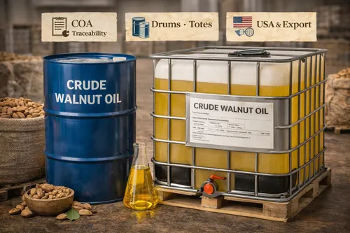 Bulk Crude walnut oil for wholesale supply — Atlas Global Trading Co.